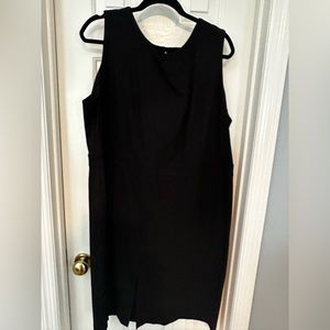 Talbots Black Sheath Dress 20WP
